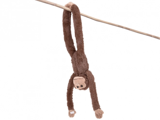 Mascotte di scimmia appesa marrone 40 cm
