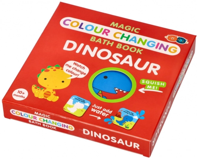 Libro interattivo con dinosauro cambia colore