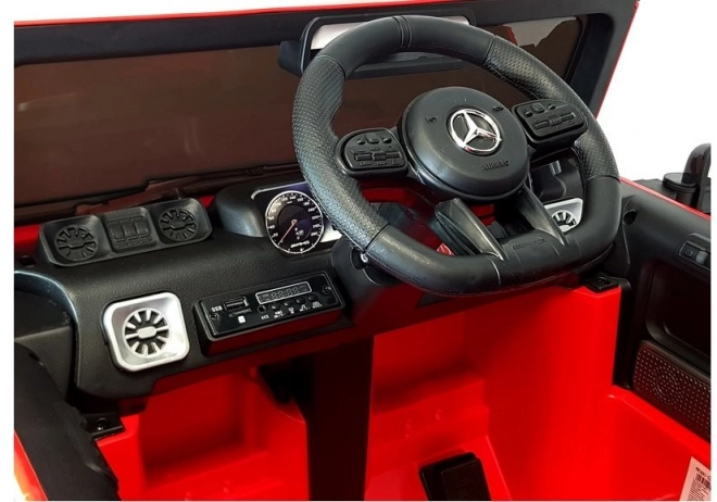 Auto a batteria Mercedes G63 rosso