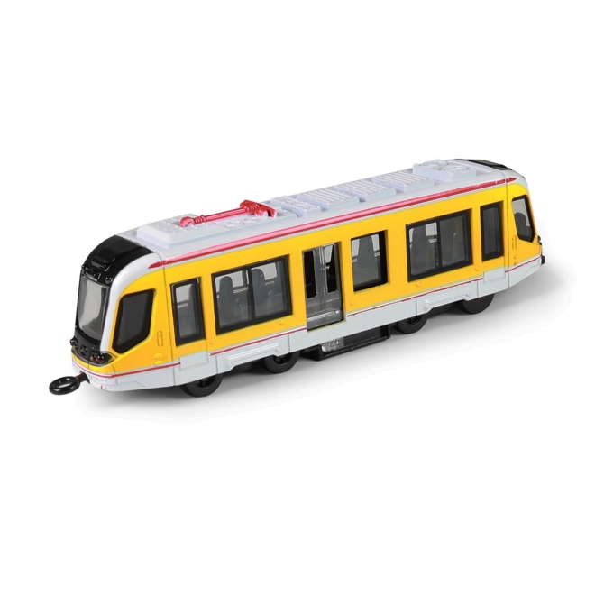 Tram Gialla in Metallo 20 cm