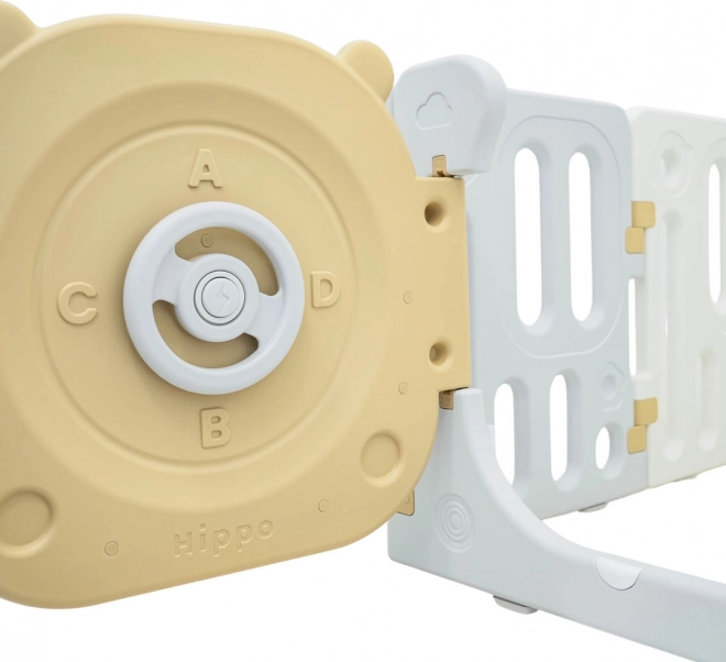 Box per bambini Modulo Ippopotamo marrone