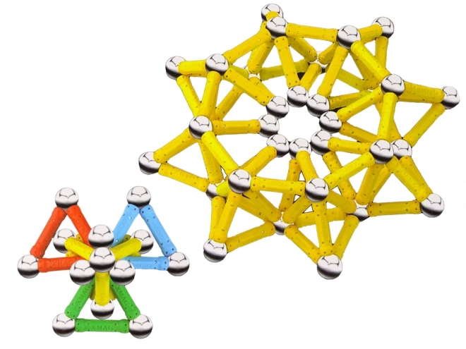 Costruzioni magnetiche con 62 pezzi