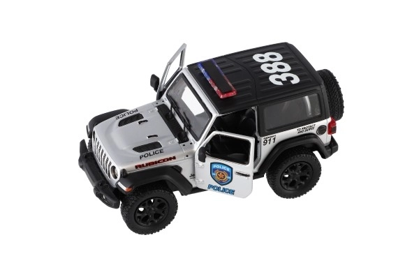 Modellino in metallo Jeep Wrangler della polizia