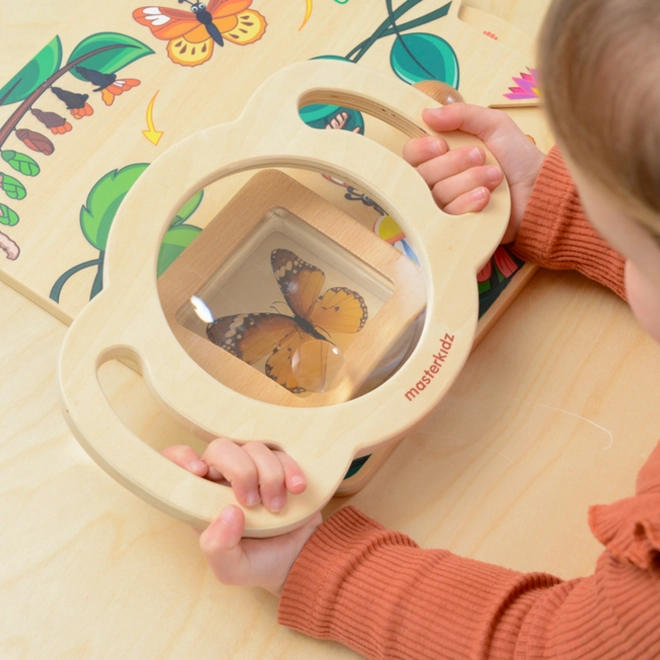 Masterkidz lente d'ingrandimento in legno Discovery