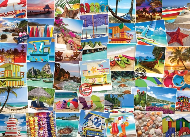 EUROGRAPHICS Puzzle Globetrotter - spiagge 1000 pezzi