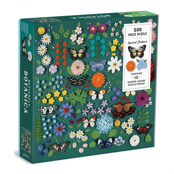 Puzzle Galison giardino botanico delle farfalle 500 pezzi