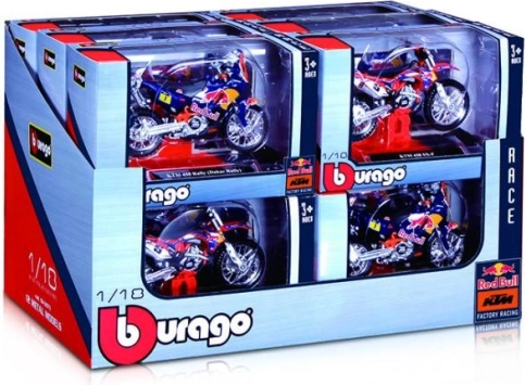 Moto Bburago Red Bull 1:18 modello in metallo