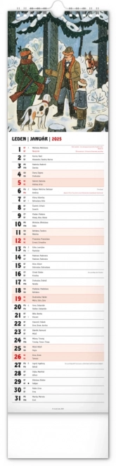 Calendario da parete Josef Lada 2025