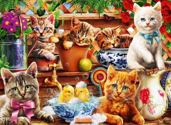 Puzzle gattini nel capanno 3000 pezzi