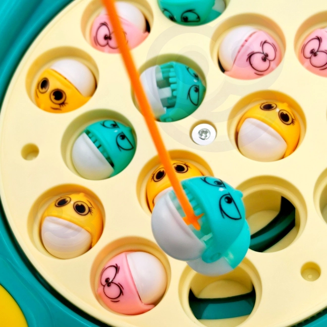Gioco di abilità pesca dinosauro verde WOOPIE