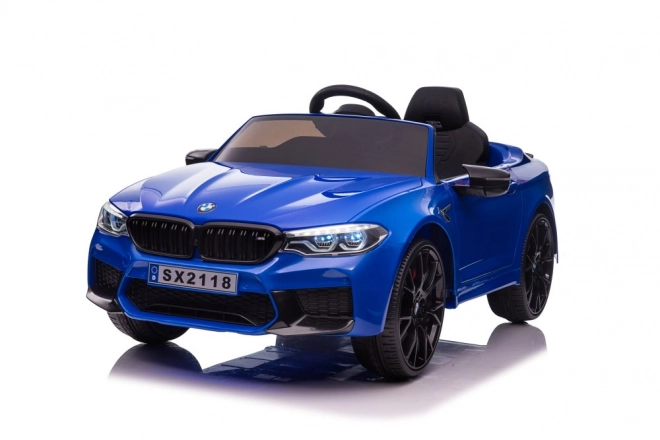 Auto elettrica con batteria BMW M5 Drift blu