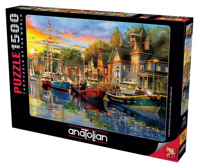 Puzzle Luci nel Porto 1500 Pezzi