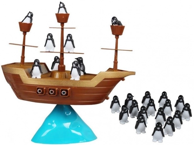 Gioco di abilità Nave Pirata con Pinguini