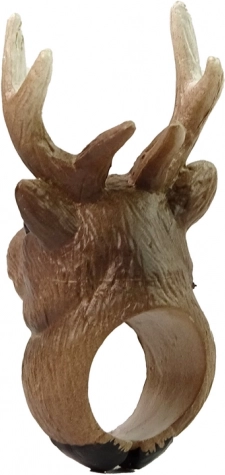 Testa di cervo realistica con corna