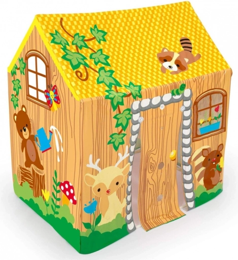 Casetta colorata per bambini per giardino e stanza – giallo