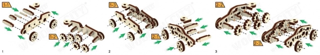 Puzzle 3D In Legno - Auto Sportive