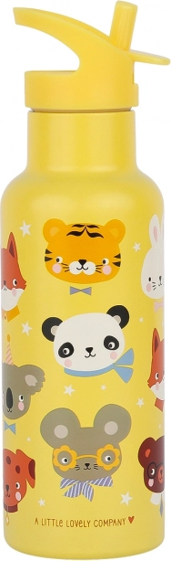 Bottiglia in acciaio inossidabile Amici Animali 500 ml di A Little Lovely Company