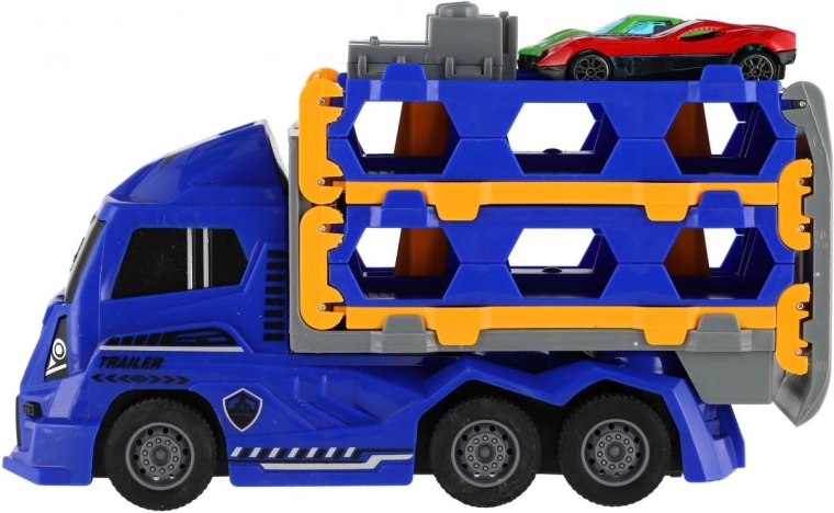 Trasportatore con due macchinine