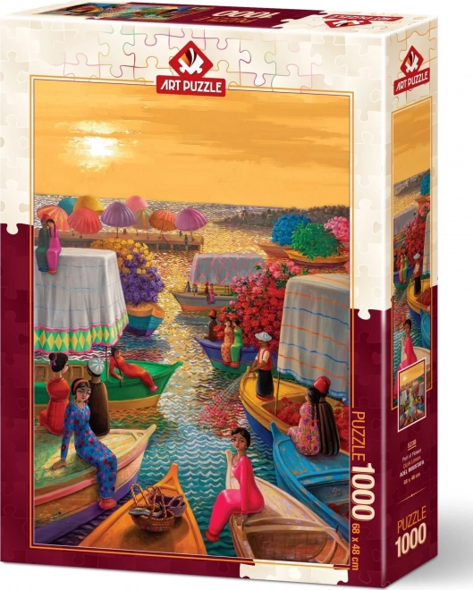 Puzzle Art Puzzle Porto Fiorito 1000 Pezzi