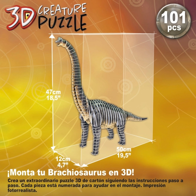 Puzzle 3D Brachiosaurus