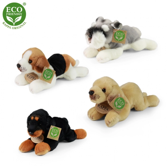 Cane di peluche sdraiato 16 cm ECO-FRIENDLY