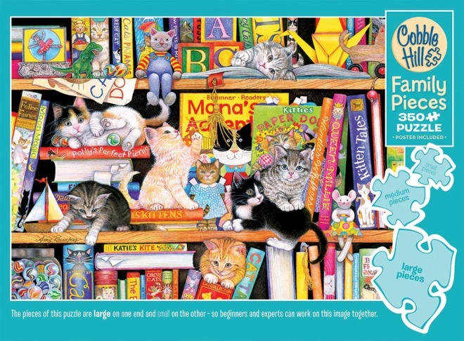 Puzzle famigliare storie di gatti Cobble Hill