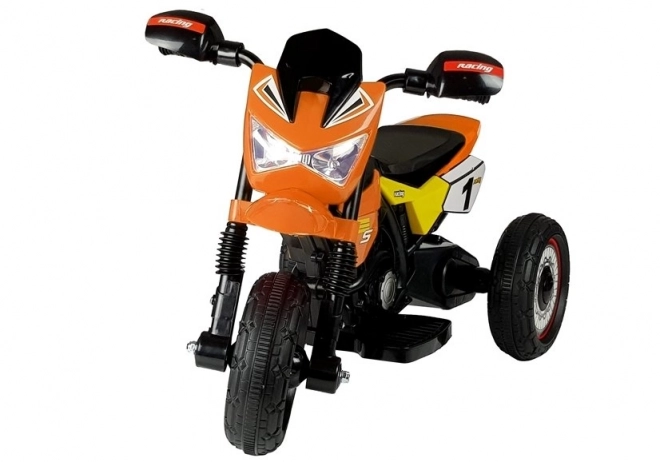 Moto Elettrico per Bambini Triciclo Arancione