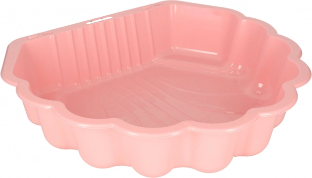 chiusura piscina e sabbiera a biscotto rosa in uno