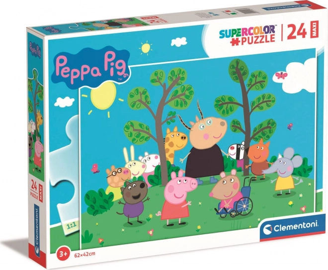 Puzzle Peppa Pig con Amici MAXI Clementoni