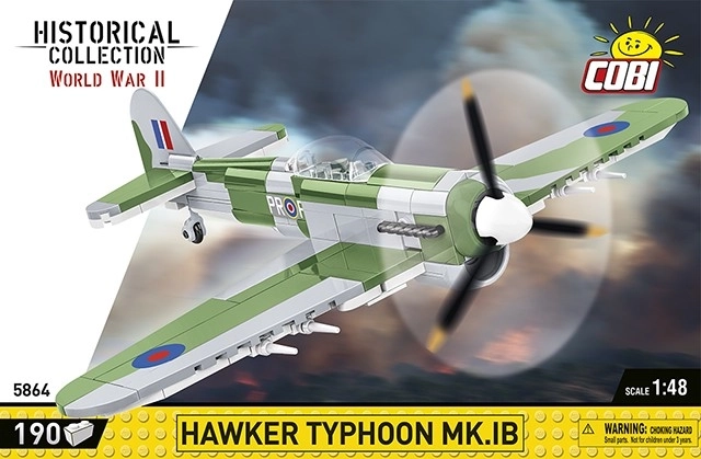 Modello di costruzione Hawker Typhoon Mk.1B