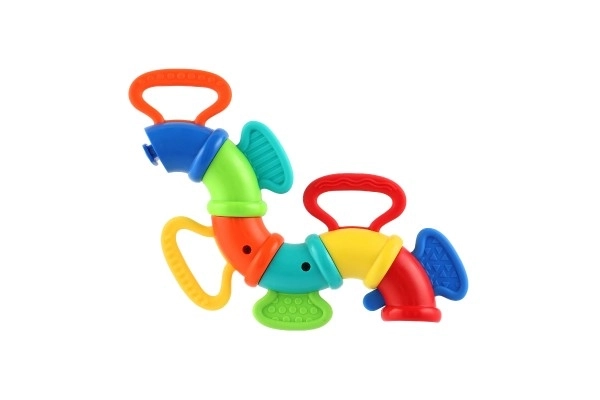 Sonaglio/Mordicchietto/Anello Flessibile plastica/silicone 15cm su carta 6m+