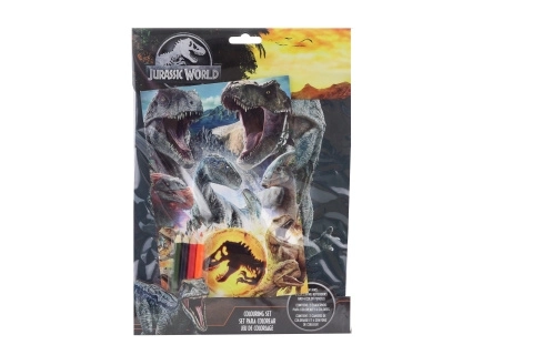 Set di libri da colorare Jurassic World