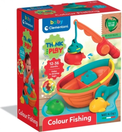 Gioco logico pesca con canna magnetica e barchetta CLEMENTONI