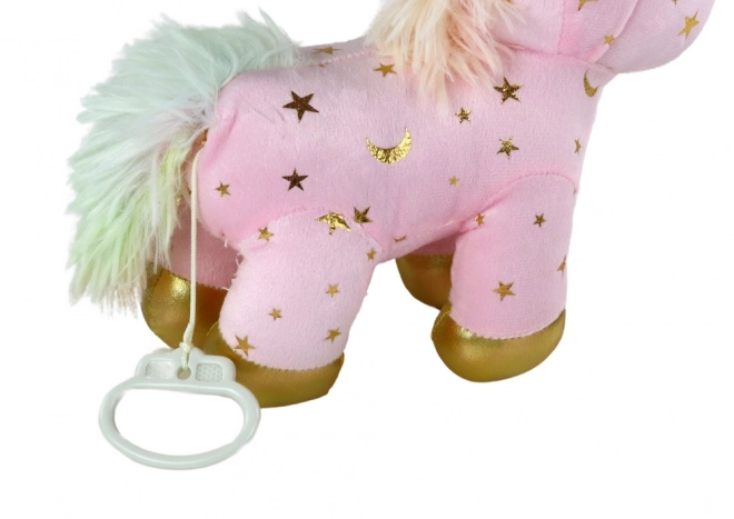 Unicorno Peluche Ninna Nanna Rosa con Stelle Set