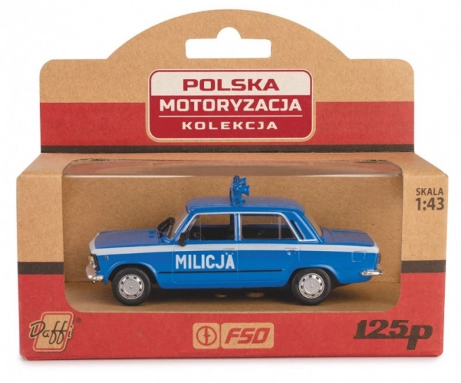 Macchina Fiat 125P Polizia Milicja