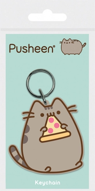 Portachiavi Pusheen con pizza