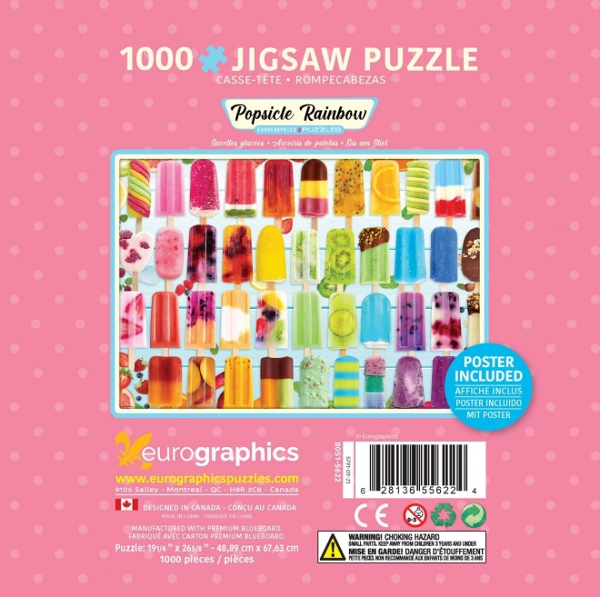 Puzzle Rainbow Nanook 1000 pezzi in scatola di latta