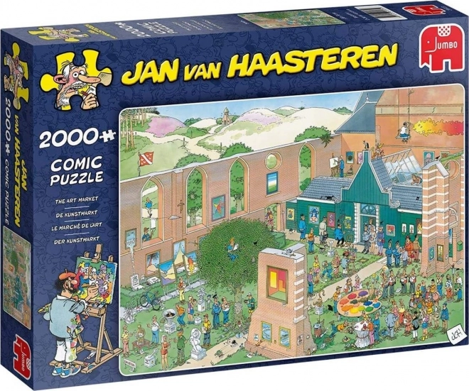 Puzzle JUMBO con illustrazioni di Jan van Haasteren 2000 pezzi