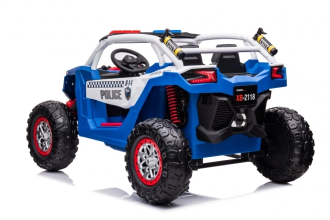 Veicolo della polizia per bambini a batteria 4x4 Buggy XB-2118