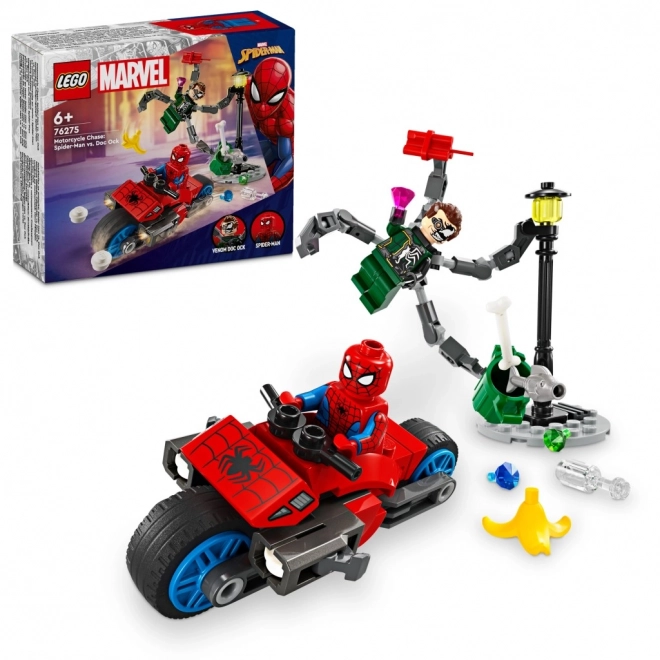 Inseguimento in Moto Spider-Man vs. Doc Ock LEGO Marvel