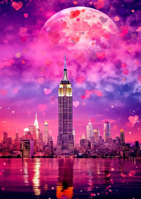 Puzzle Amore a New York 1000 Pezzi