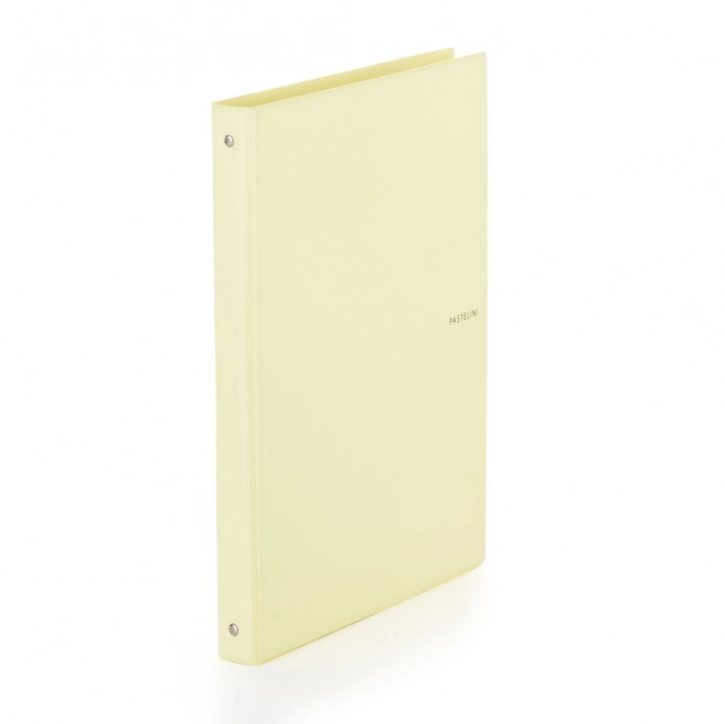 Carpeta ad anelli A4 Pastelini giallo