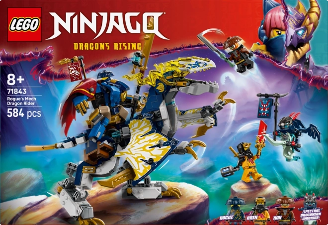 Lego NINJAGO Rogue e cavaliere drago robotico