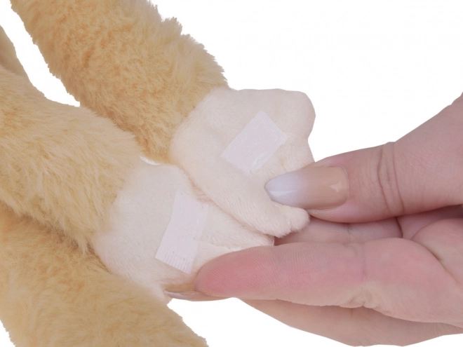 Mascotte sospesa scimmia beige