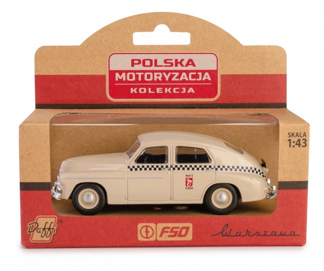 Macchina d'epoca PRL Varsavia M20 Taxi beige