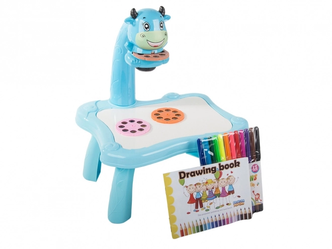Tavolo da disegno educativo con proiettore per bambini
