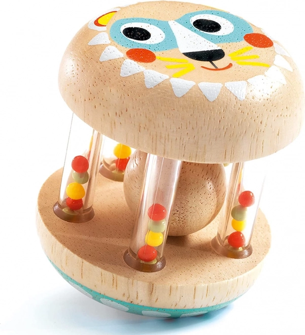 DJECO Sonaglio in legno Leone