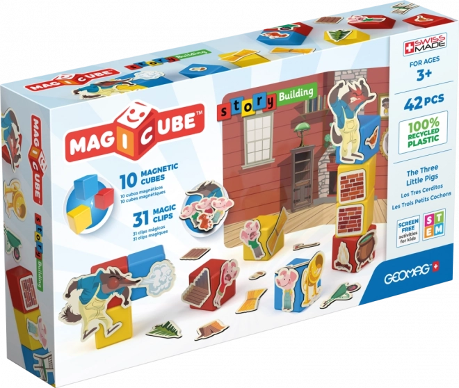 Magnetic Cubes GEOMAG Magicube I Tre Porcellini