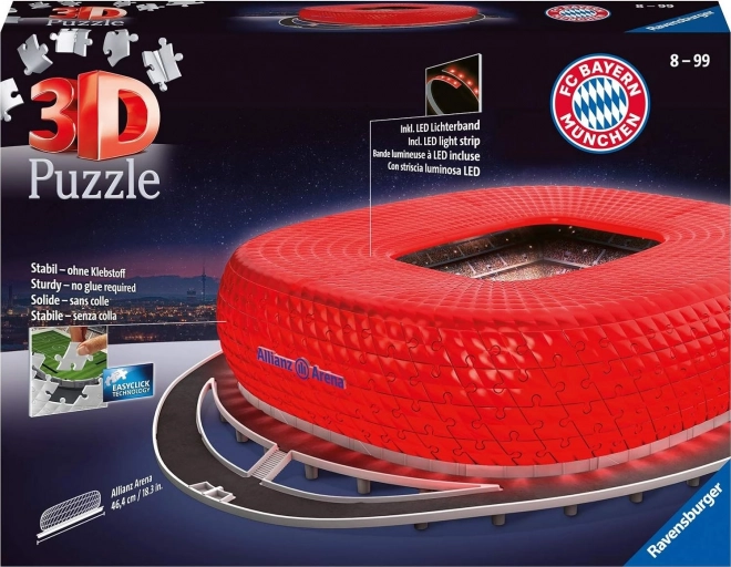 Puzzle 3D luminoso Allianz Arena Monaco