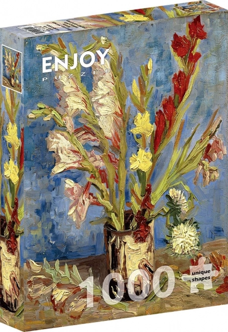 Enjoy puzzle Vincent Van Gogh: Vaso con gladioli e astri cinesi 1000 pezzi